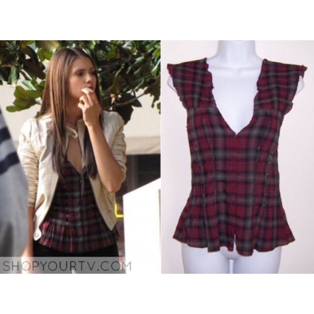 ISO Bebe Hook & Eye Corset Top // Elena Gilbert